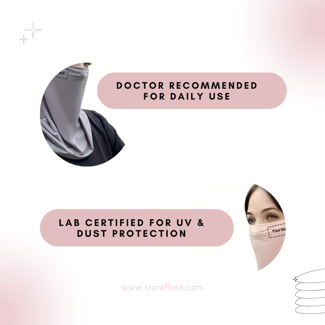 FaceGuard Pro Mask™ – UV + Doctor Approved Summer Protection