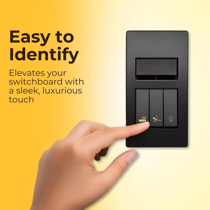 Glorix™ – 16k Golden Switch Stickers