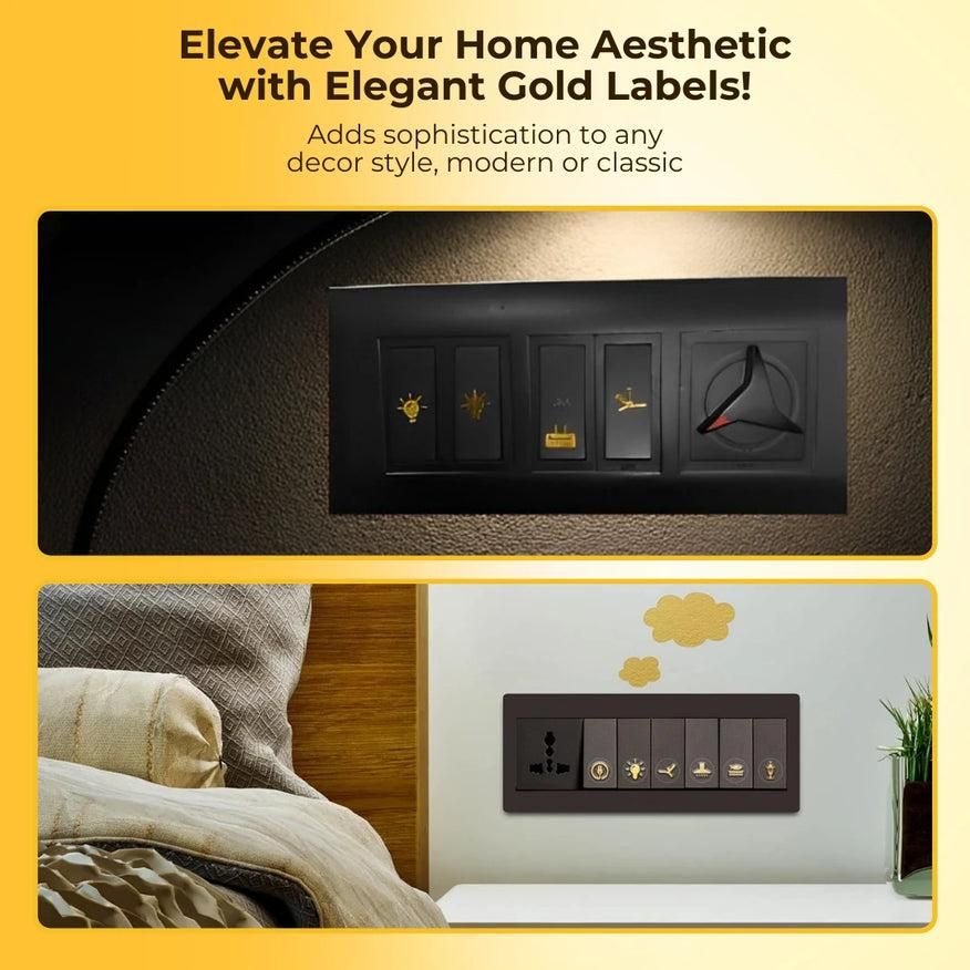 Glorix™ – 16k Golden Switch Stickers