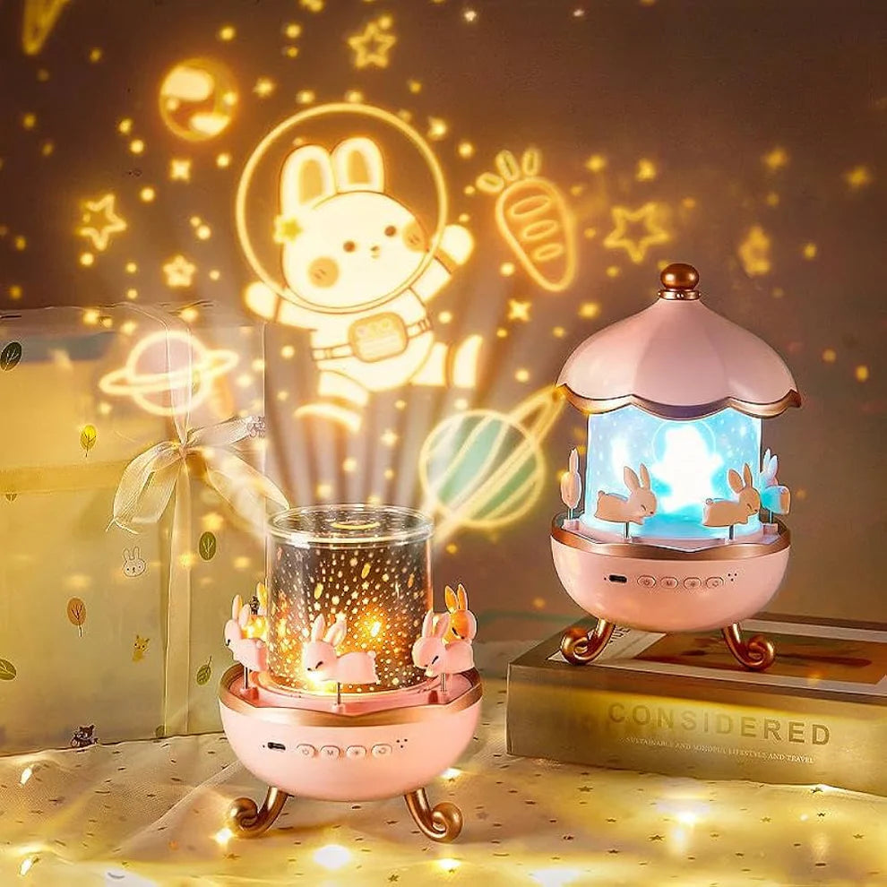 StarrySnuggle™ Rabbit Galaxy Projector