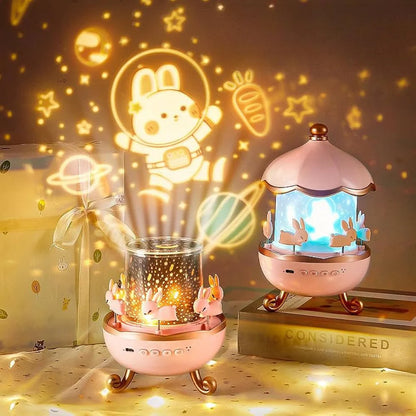 StarrySnuggle™ Rabbit Galaxy Projector